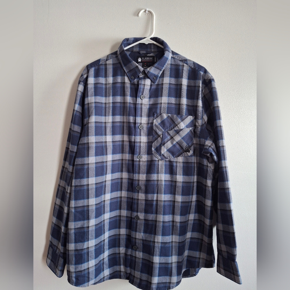 Duluth Alaskan Hardgear Flannel Shirt Mens L